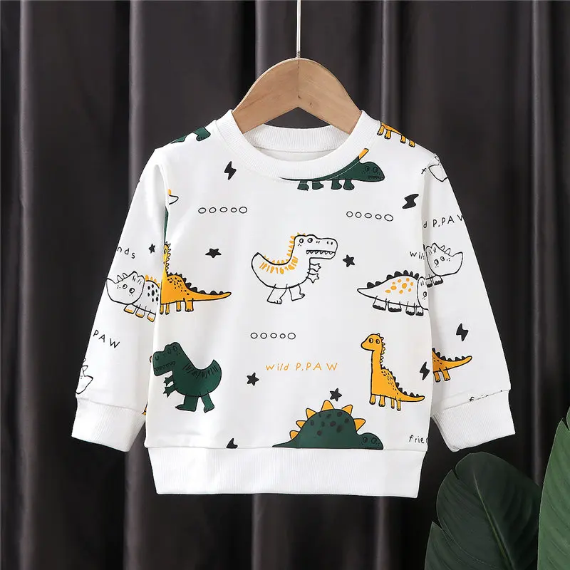 2 to 9 Years Children Sweatshirt Baby Clothing Boys Girls Long Sleeve Pullover Tops Toddler Sweater Spring Autumn Kids Hoodie image 4