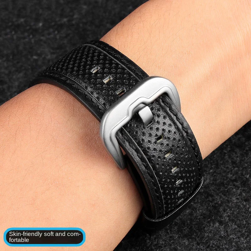 Dla Dietrich OT-1 OT-12 OT-6 Panerai męska miękka opaska na nadgarstek 24mm zielona cała Lea/inna bransoletka z paskiem do zegarka Lea/inna bransoletka z paskiem do zegarka