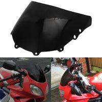 Front Glass Windscreen For Honda NSR 125 JC22 Foxeye 1994-2002 NSR125 Touring Wind Screen Windshield Odometer Viser Visor Cover