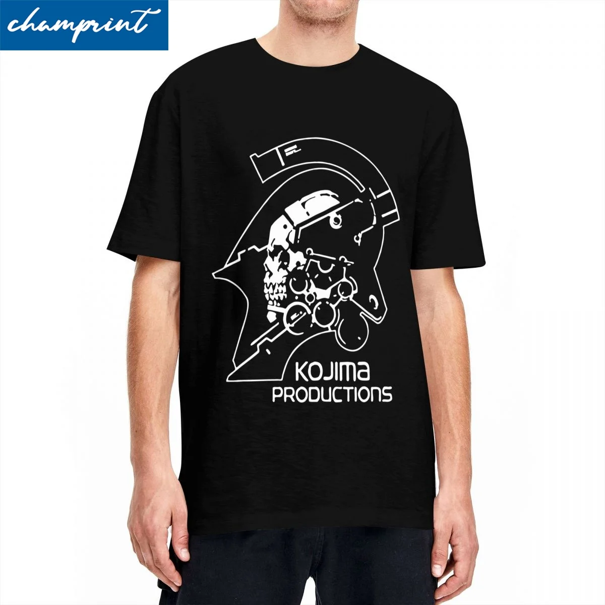 Metal Gear Kojima Productions T-Shirt Men Women MGS Hideo Kojima Death Stranding Cotton Tees O Neck T Shirts Printed Clothing