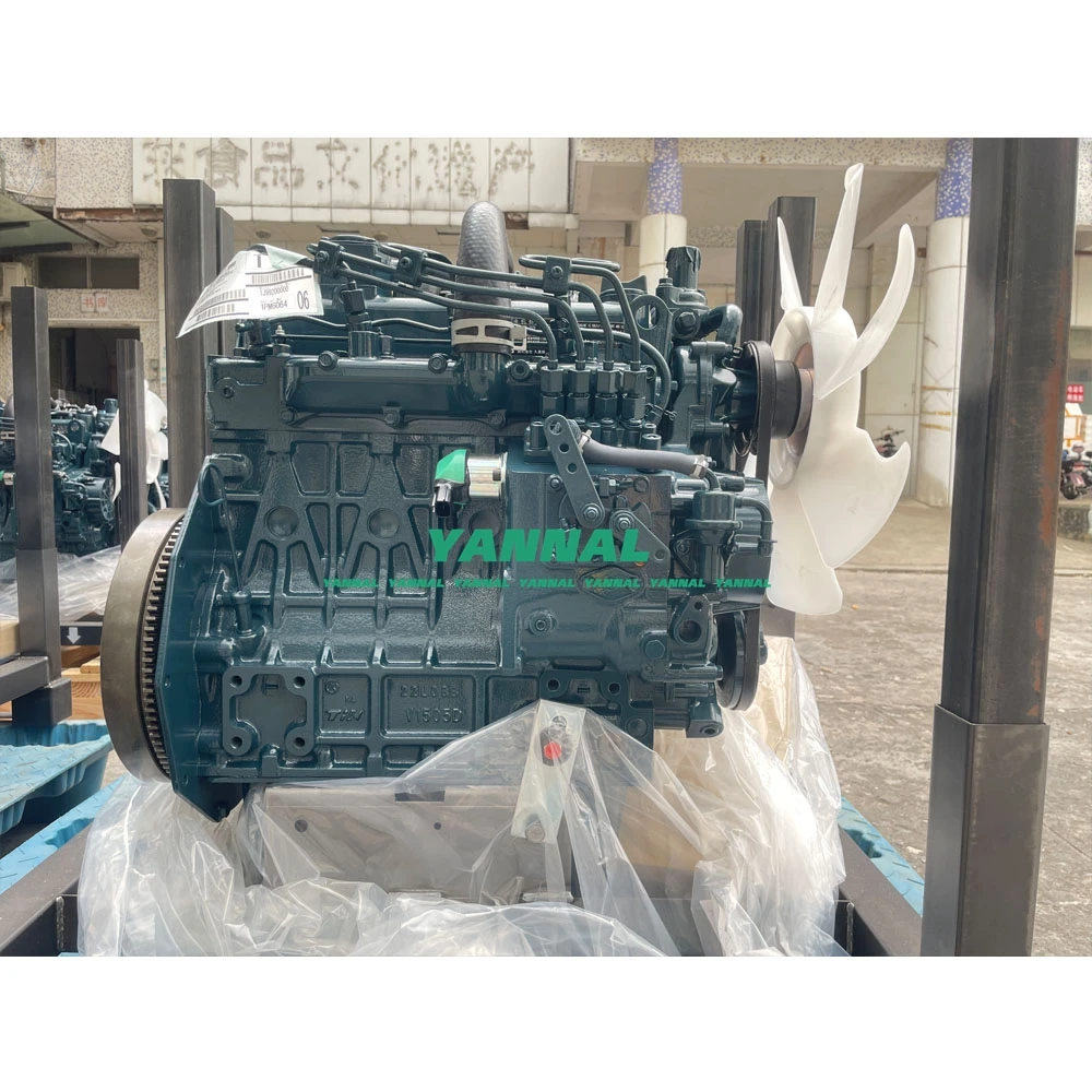 New V1505-T Complete Diesel Engine Assembly With Turbo Fits Kubota Parts