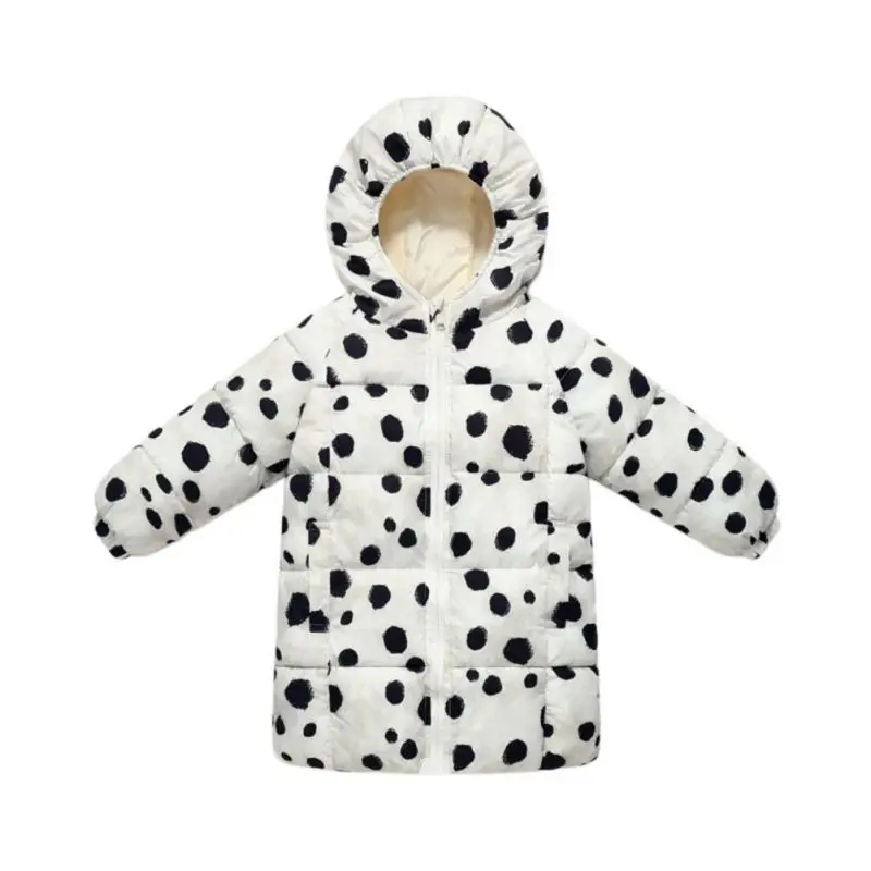 

Kids Casual Hooded Zipper Outerwear Autumn Winter Girls Boys Down Jackets Warm Coats Spring Children Snowsuit Clothes