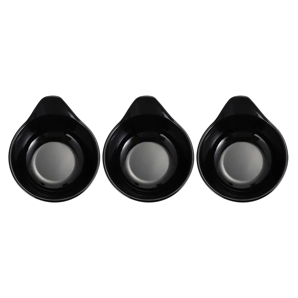 

3pcs Melamine Sauce Dish Household Dipping Bowl Multi function Wear resistant Saucer Fruit Storage Tableware Serving Snack