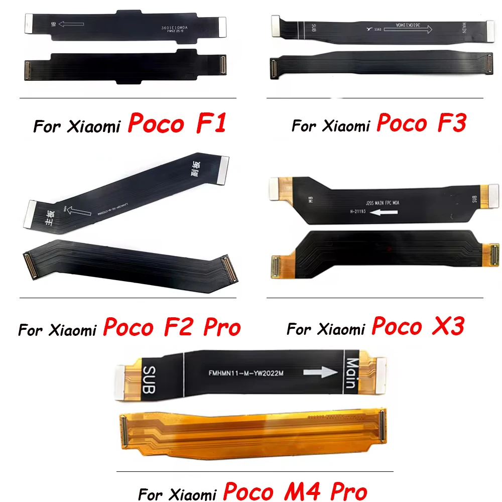 For Xiaomi Poco F1 F2 F3 X2 X3 X4 M4 Pro NFC 4G 5G NEW Main FPC LCD Display Screen Ribbon Connect Mainboard Flex Cable