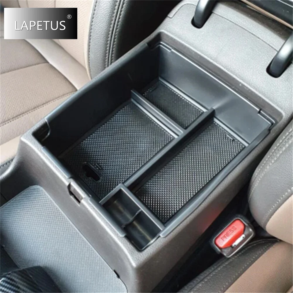 Accessories Central Armrest Storage Box Secondary Storage Center Console Organizer Compatible For Hyundai Santa Fe 2019 - 2021