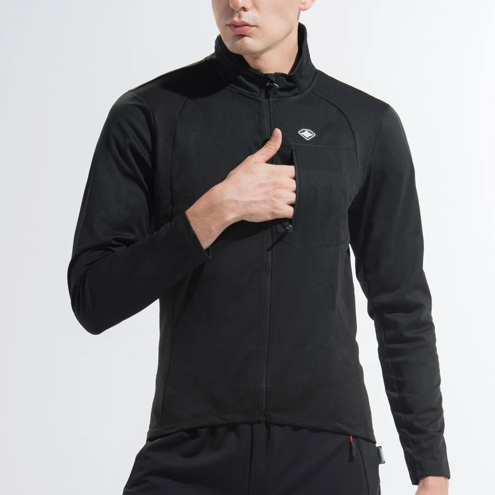 Santic Men Winter Cycling Jackets Windproof MTB Jackets Coat Keep Warm Breathable Comfort Clothes KC6104