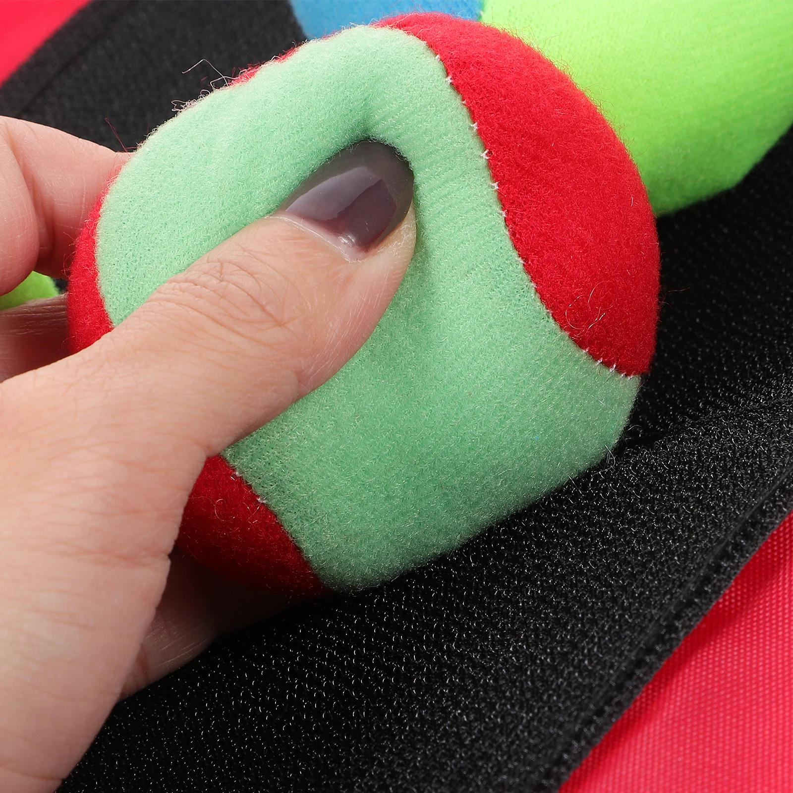 

12 Pcs Kids 10 Soft Balls Premium Kids Sticky Ball Sticky Ball Vest Vest Cloth Sponge Outdoor Games Toys