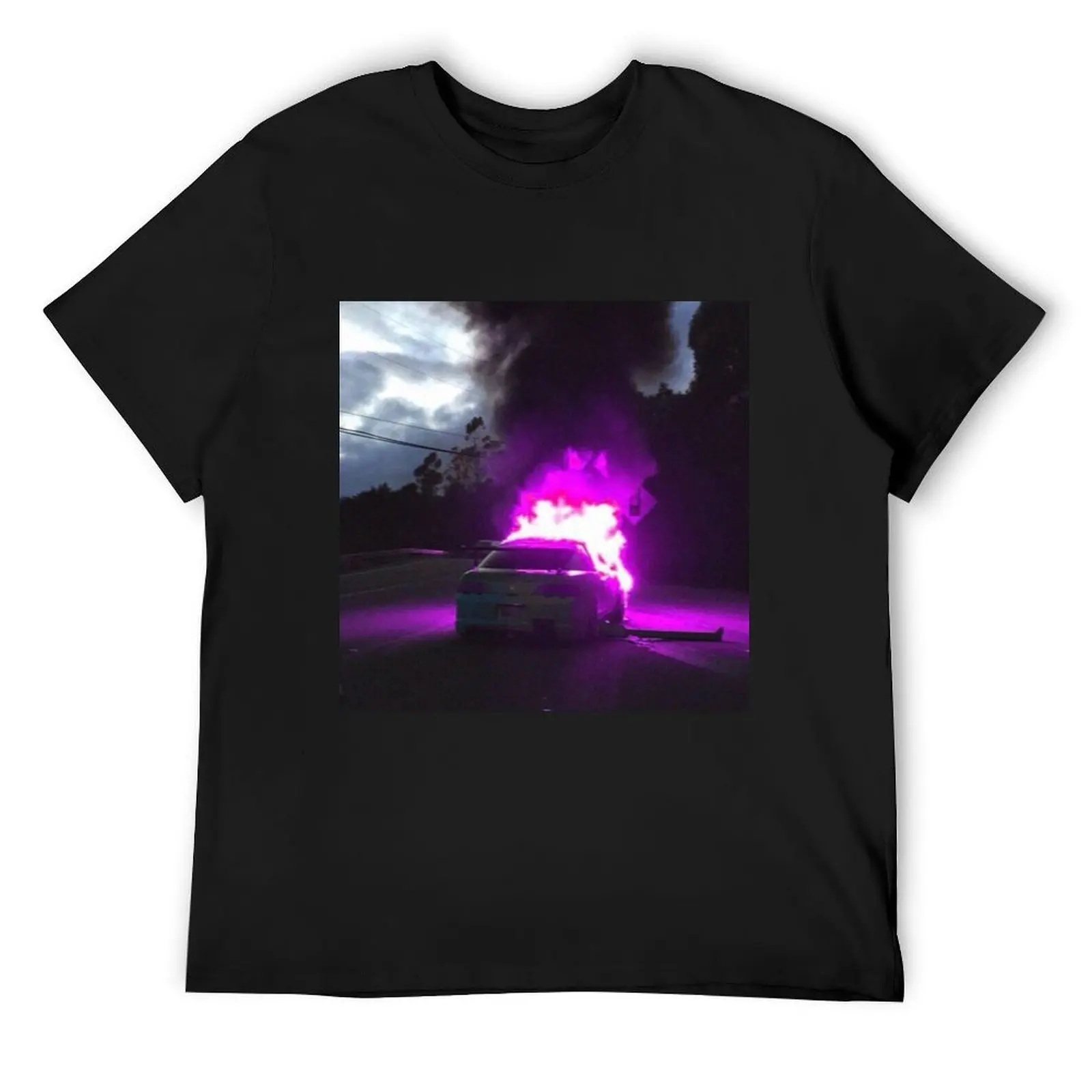 Purple Wreck JDM T-Shirt oversized graphic tee custom t shirt Short sleeve tee men