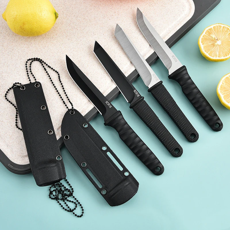 

Kitchen Fruit Knife Stainless Steel Mini Knife Peeling Boning Portable Knife Fruit Knife Field Camping Survival Knife Home Tool