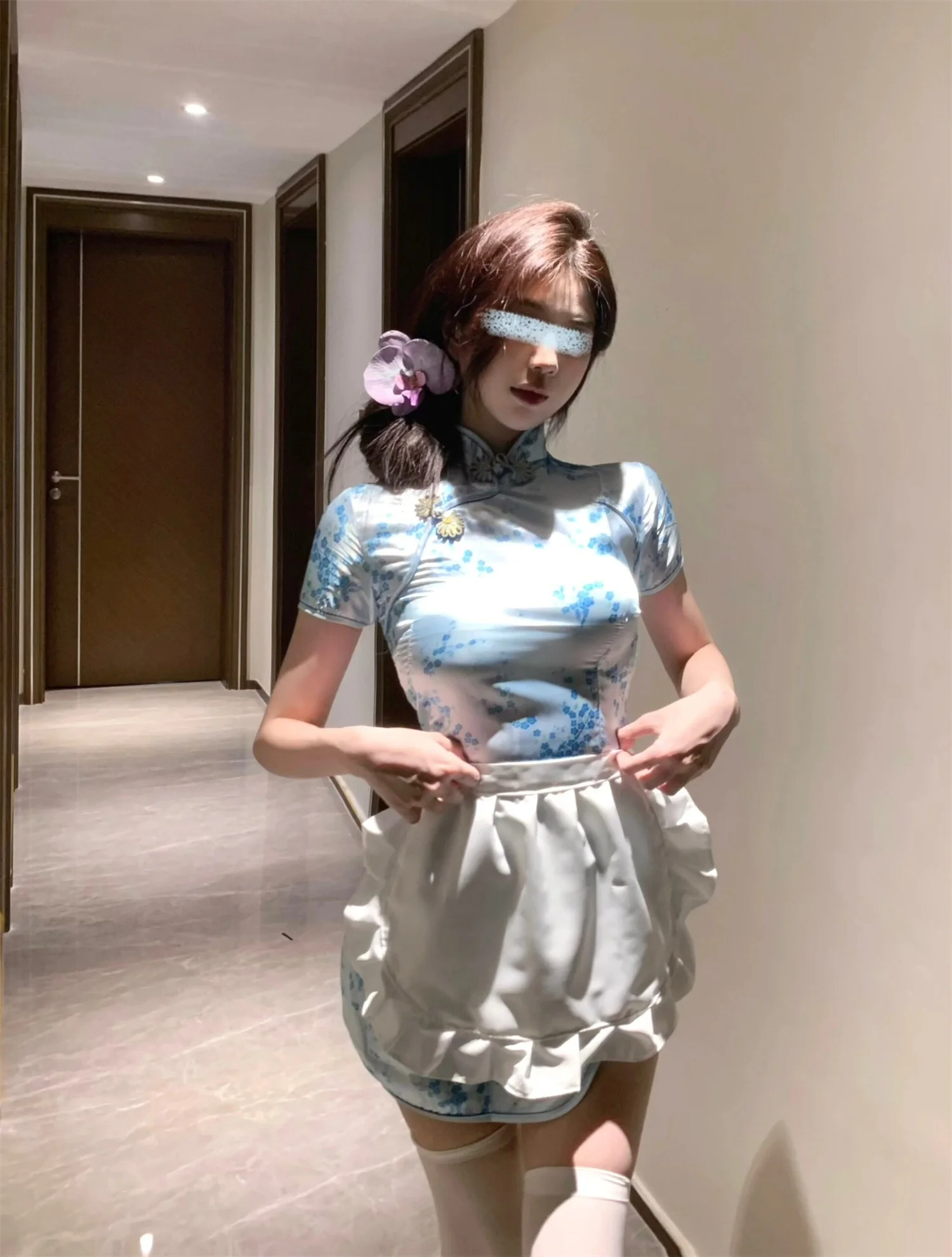 Nuevo Cosplay chino Sle Dr loween Cisas orm ort Sve Maids orm ort uso diario