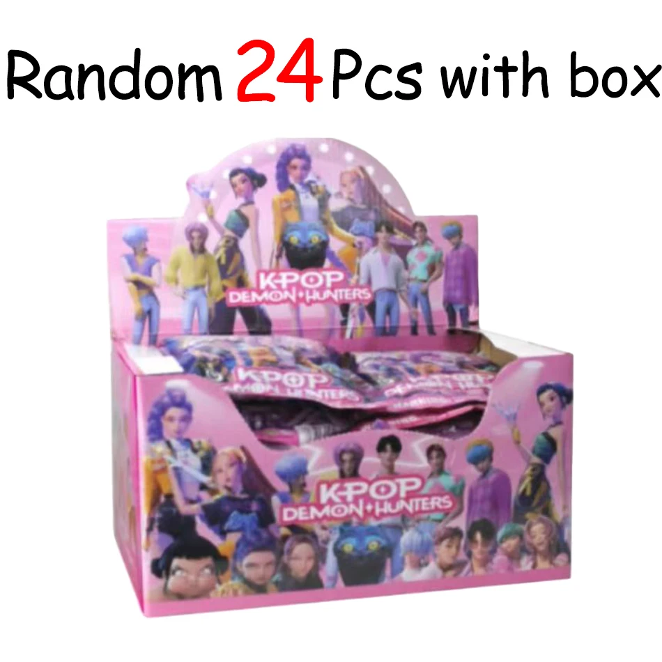 2025 حار أنيمي KPop شيطان الصيادين سلسلة فتاة دمية رومي ميرا زوي الشكل صندوق أعمى بولي كلوريد الفينيل نموذج اللعب زخرفة هدايا زينة عيد الميلاد