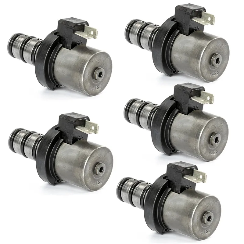 STPAT 5PCS 46313-39051 Transmission Shift Solenoid Kit F4A41 F4A42 F4A51 F5A51 V4A51 R4A41 For Mitsubishi For Hyundai For Kia