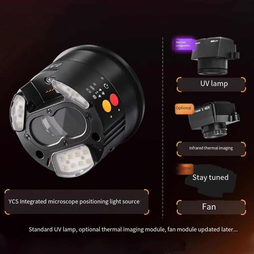 

Integrated Microscope Positioning Light Source Can Expand Thermal Imaging Integrated Microscope Polarized LED Ring Light, UV Lam
