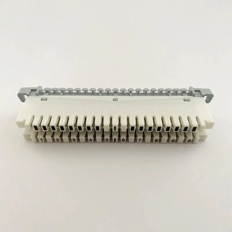 918C 10 Cặp krone Bài viết Đường thoại Đồng mạ bạc Khối thiết bị đầu cuối Mô-đun điện thoại Lò xo gắn vào mô-đun nối dây