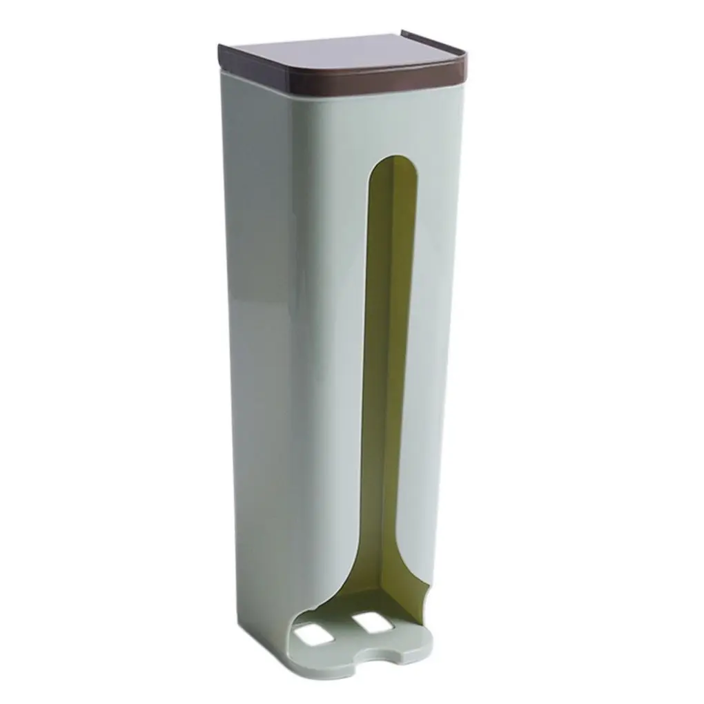 Home Kitchen Grocery Bag Holder Wall Mount Storage Dispenser Plastic Kitchen Organizer Container