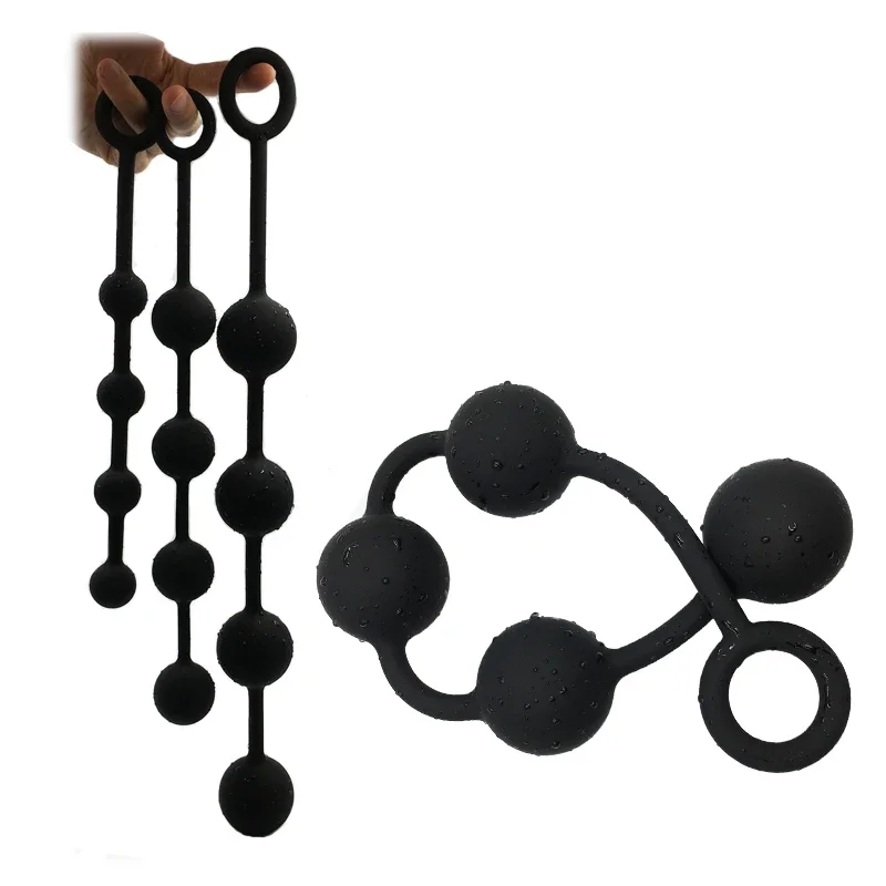 Silicone Big Anal Beads Balls Butt Plug adulti giocattoli erotici del sesso per le donne ano masturbatore Dilatodor Expander massaggiatore della prostata