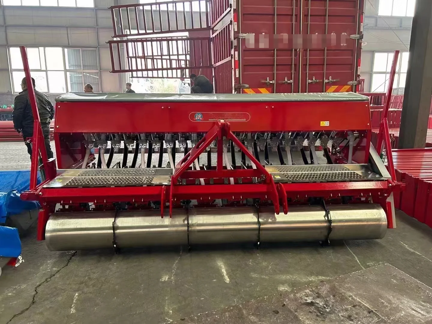 Good quality 20rows wheat rice seeder seed spreader drum seeder for farm