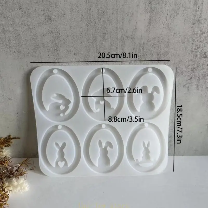 แม่พิมพ์ซิลิโคนคริสตัล 40GB สำหรับจี้กระต่ายอีสเตอร์แม่พิมพ์เครื่องประดับเครื่องประดับที่ไม่ซ้ำกัน