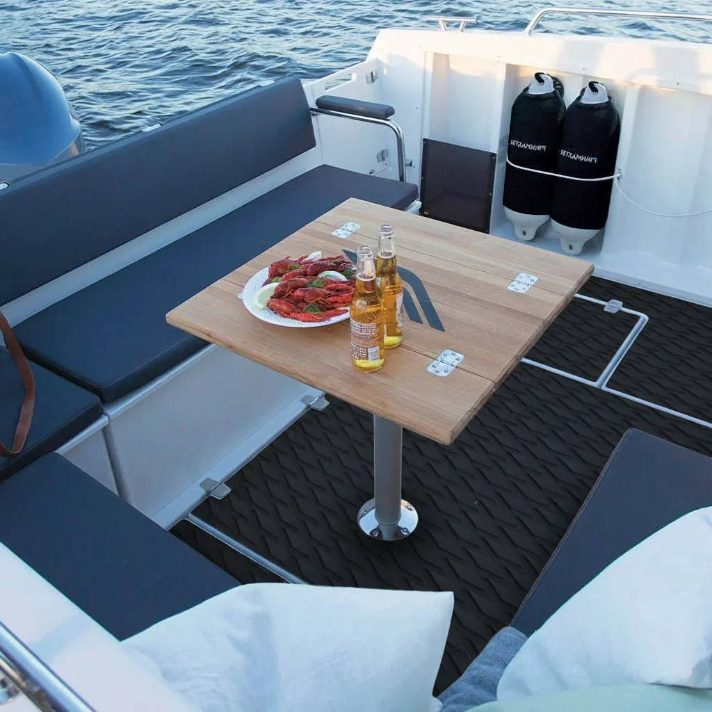 2400 × 450 × 5 مللي متر الماس إيفا رغوة وسادة تثبيت سوب عدم الانزلاق مركبة بحرية سطح السفينة الأرضيات ورقة ذاتية اللصق يخت كاياك جت سكي حصيرة #6