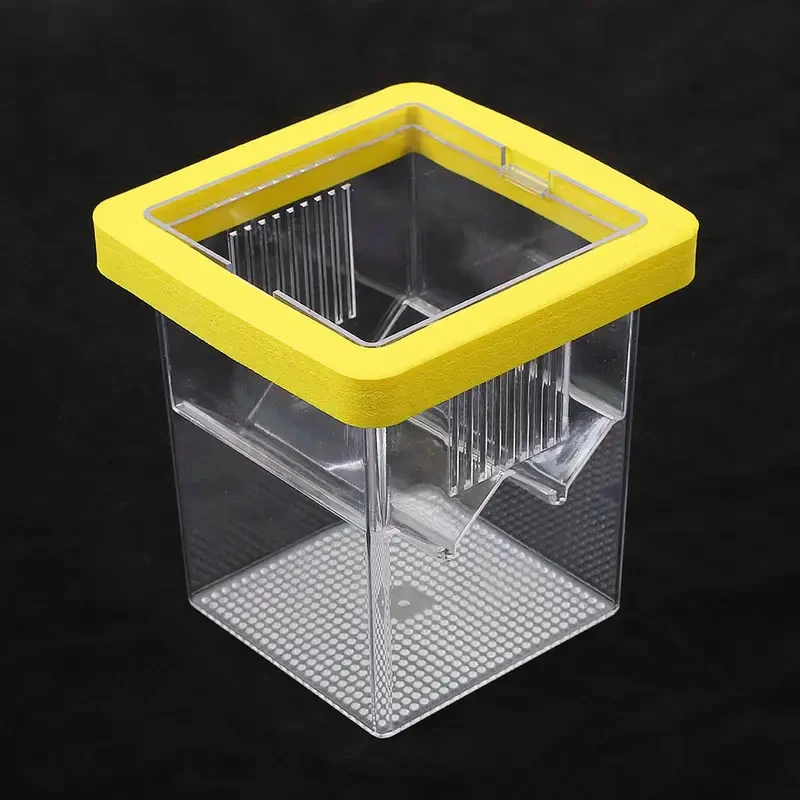 Caja de Cría de Peces Transparente y Duradera para Acuario, Incubadora de Aislamiento para Guppys, Camarones y Peces Bebé