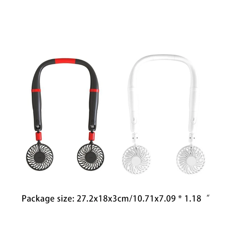 Quạt Cổ Rảnh Tay Sạc Mini Cá Nhân USB Quạt Cầm Tay Có Thể Điều Chỉnh Quạt Dropshipping