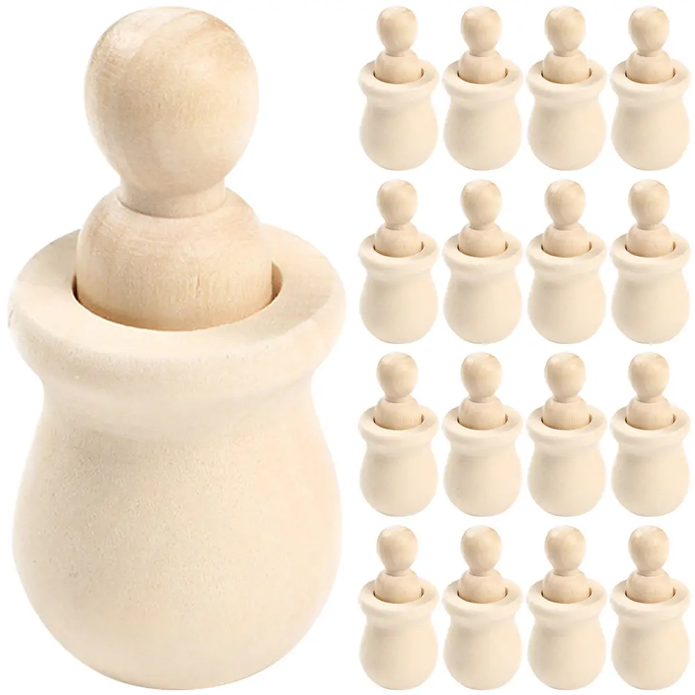 

Набор из 20 деревянных фигурок-заготовок для творчества: для детского творчества, росписи, декора дома и вечеринок, художественные принадлежности