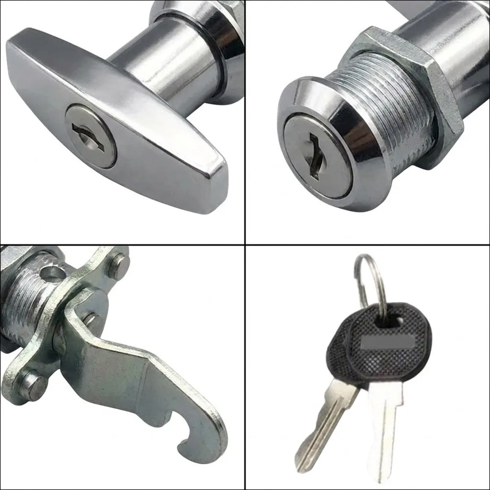 Marine Applications Black Silver Heavy-Duty for Lock Keyed for access Locking Mechanism Industrial Lock Moisture Resistant