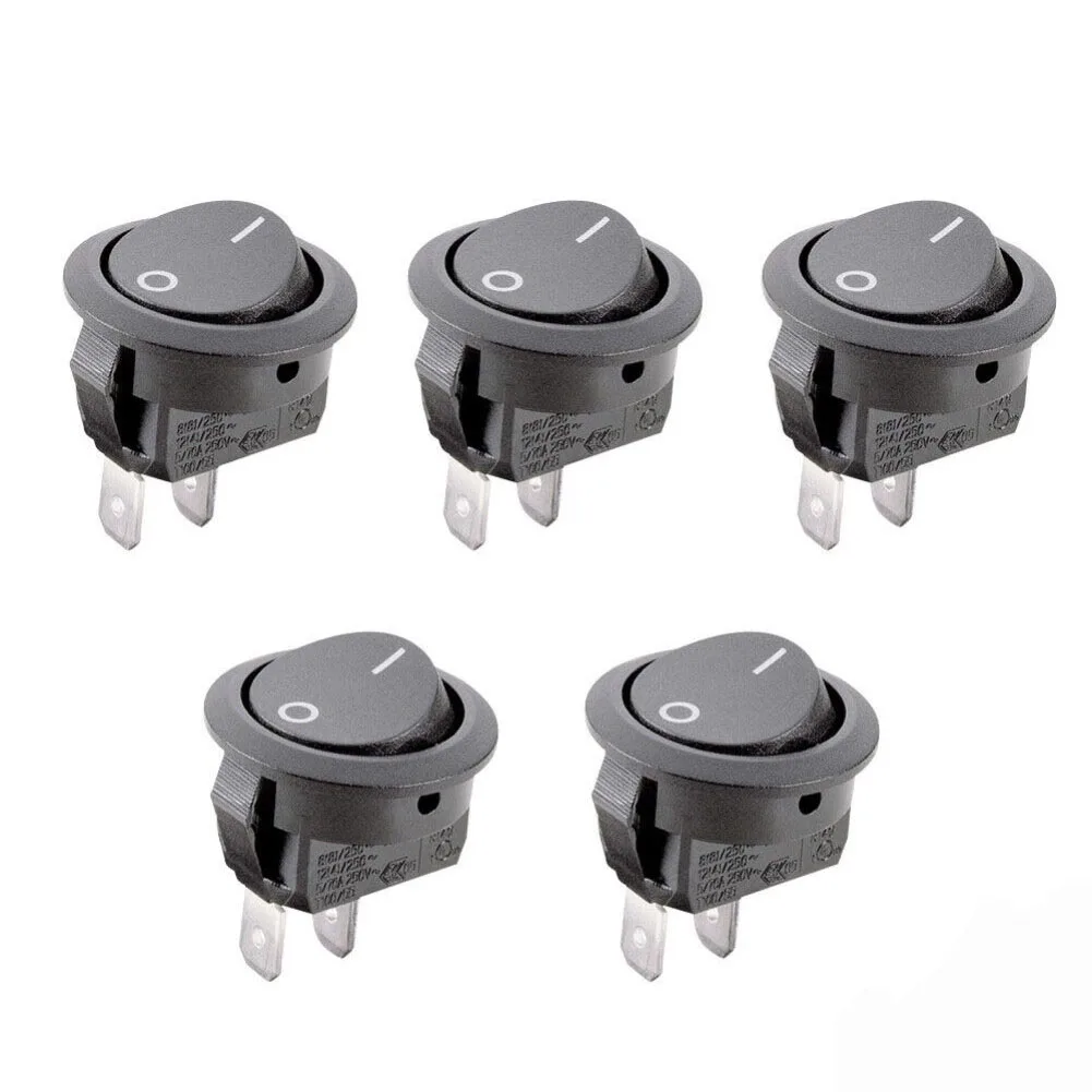 Electrical Equipment Toggle Switch Business Industrial Car Automotive On/Off Rocker Switch Round SPST Boat Dash