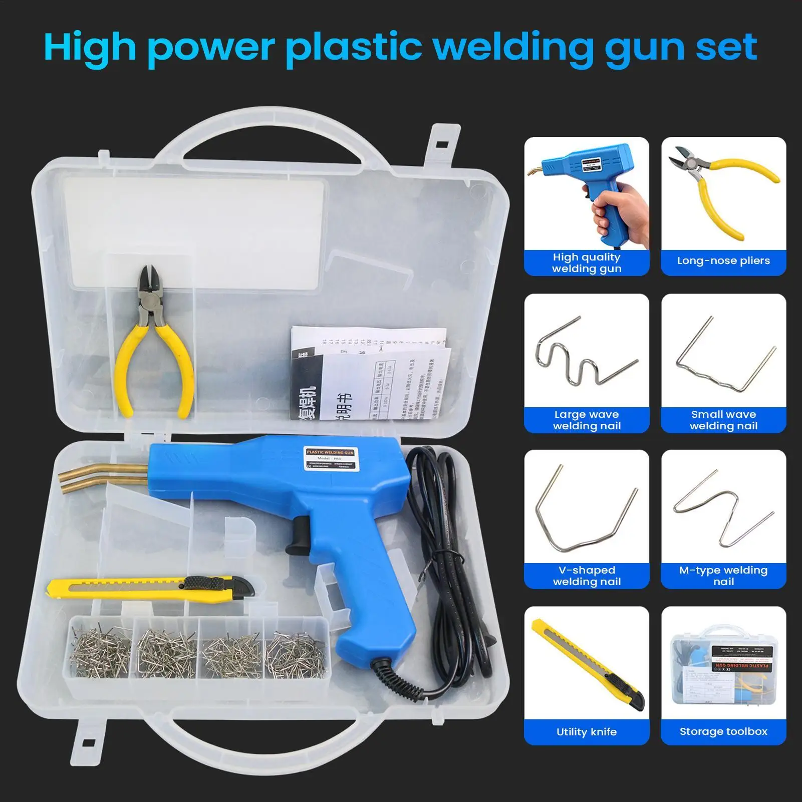 

Portable Car Bumper Repair Kit Auto Body Restore Tools Crack Broken Hard Fixing Shop Home ATV Kayak Board Dash car accessories