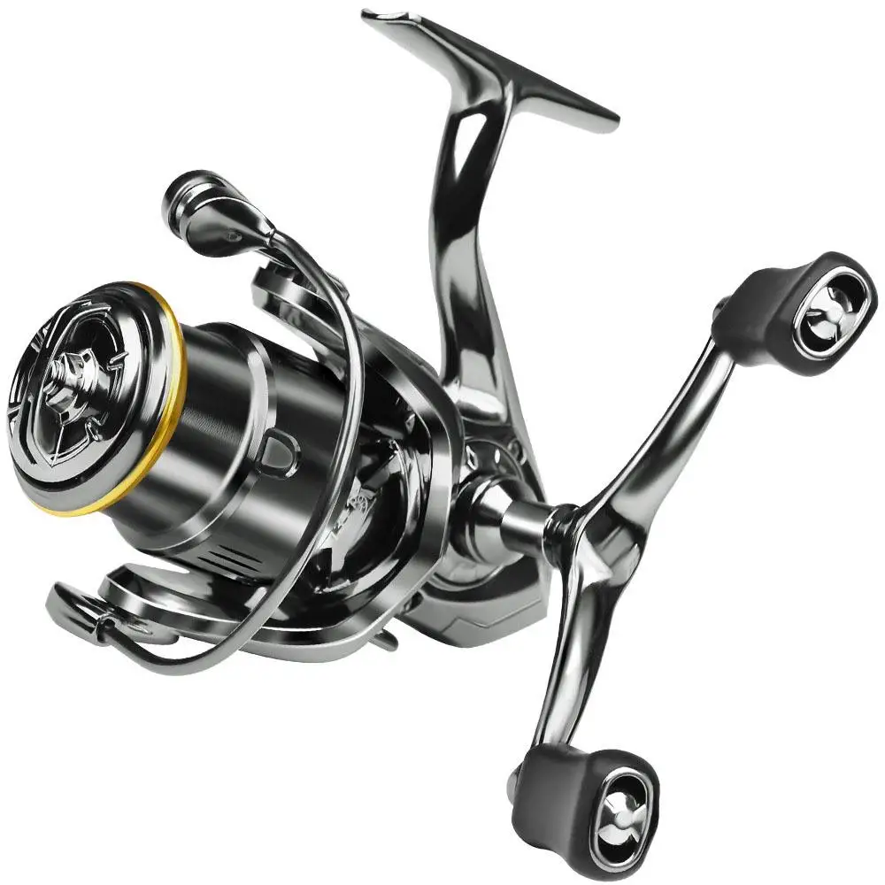 

Saltwater Spinning Reel Full Metal Frame 15 LBs Max Drag Surf Spinning Reel 5.2 : 1 High Speed Ultralight Fishing Reels Spinning