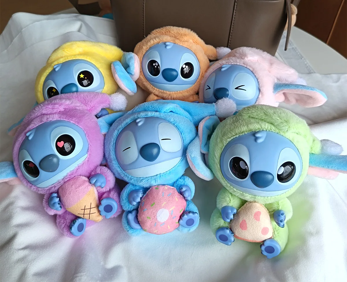 Nouveau point manger quelque chose avant du sommeil série boîte aveugle poupées en peluche pendentif mignon poupée ornement boîte mystère jouets Surprise cadeaux