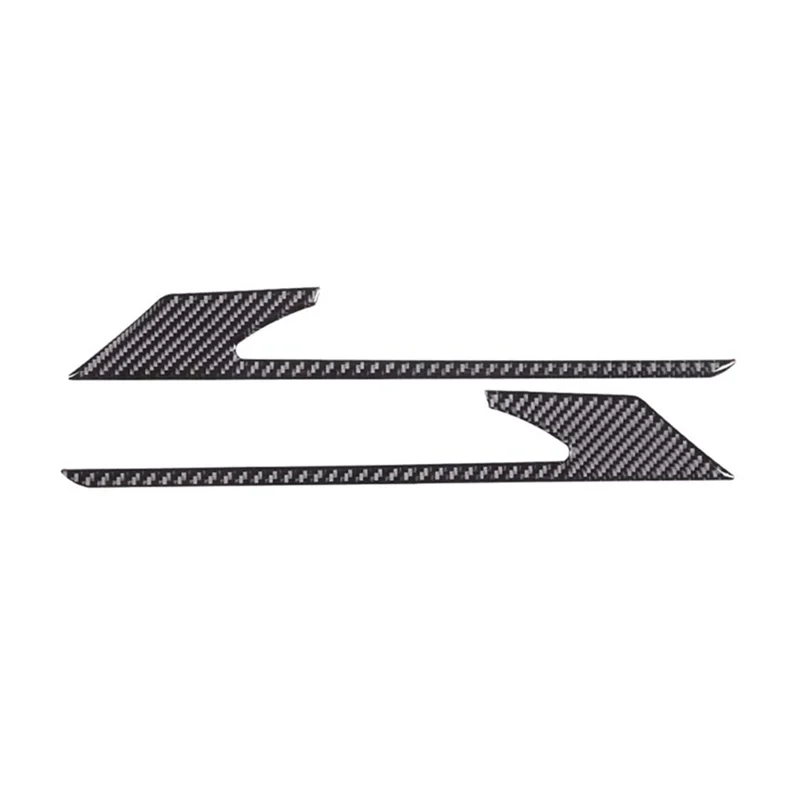 For BMW 8 Series G14 G15 G16 2019-2022 Carbon Fiber Car Rear Fog Light Eyebrow Frame Cover Trim Sticker Accessories