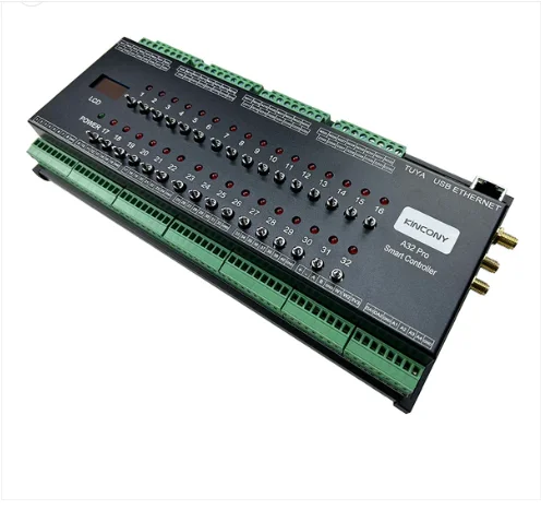 Kincony Official Store A32 Pro ESP32 Ethernet RS485 4G Relay Module 32CH Relay 2CH Dimmer LCD MQTT HTTP TCP ESPhome