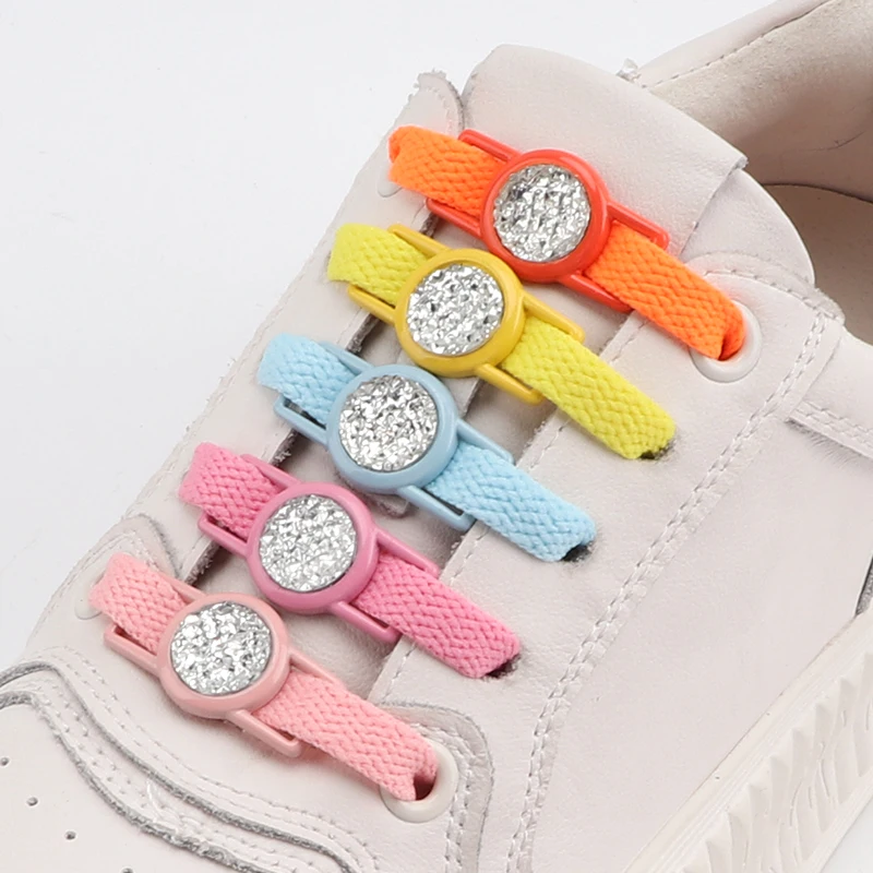 Luxury Nebula Gem Shoelaces Charms Diamond Shoe Charms Buckle Shoelace Decorations Sneakers for AF1 Kits Shoes Accessories