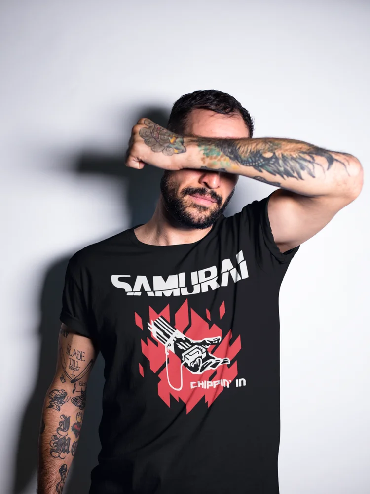 Unisex Chippin In Samurai Never Fade Away Graphic T-Shirt