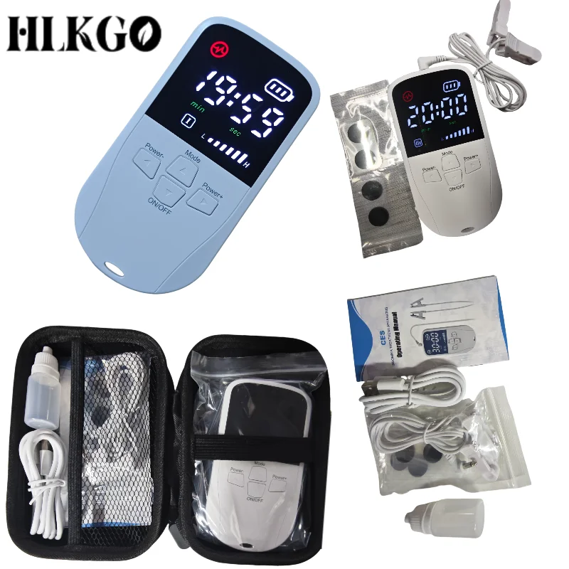 

Зажим для стимуляции нервов ваги - устройство для аурикулярной нейрохистимуляции CES для снятия тревоги, стресса и депрессии