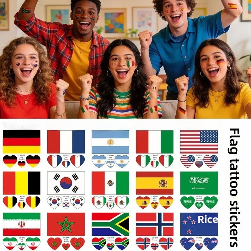 Наклейки с флагами стран мира 2026: Водонепроницаемые, для мужчин и женщин, для любителей спорта и национальных символов