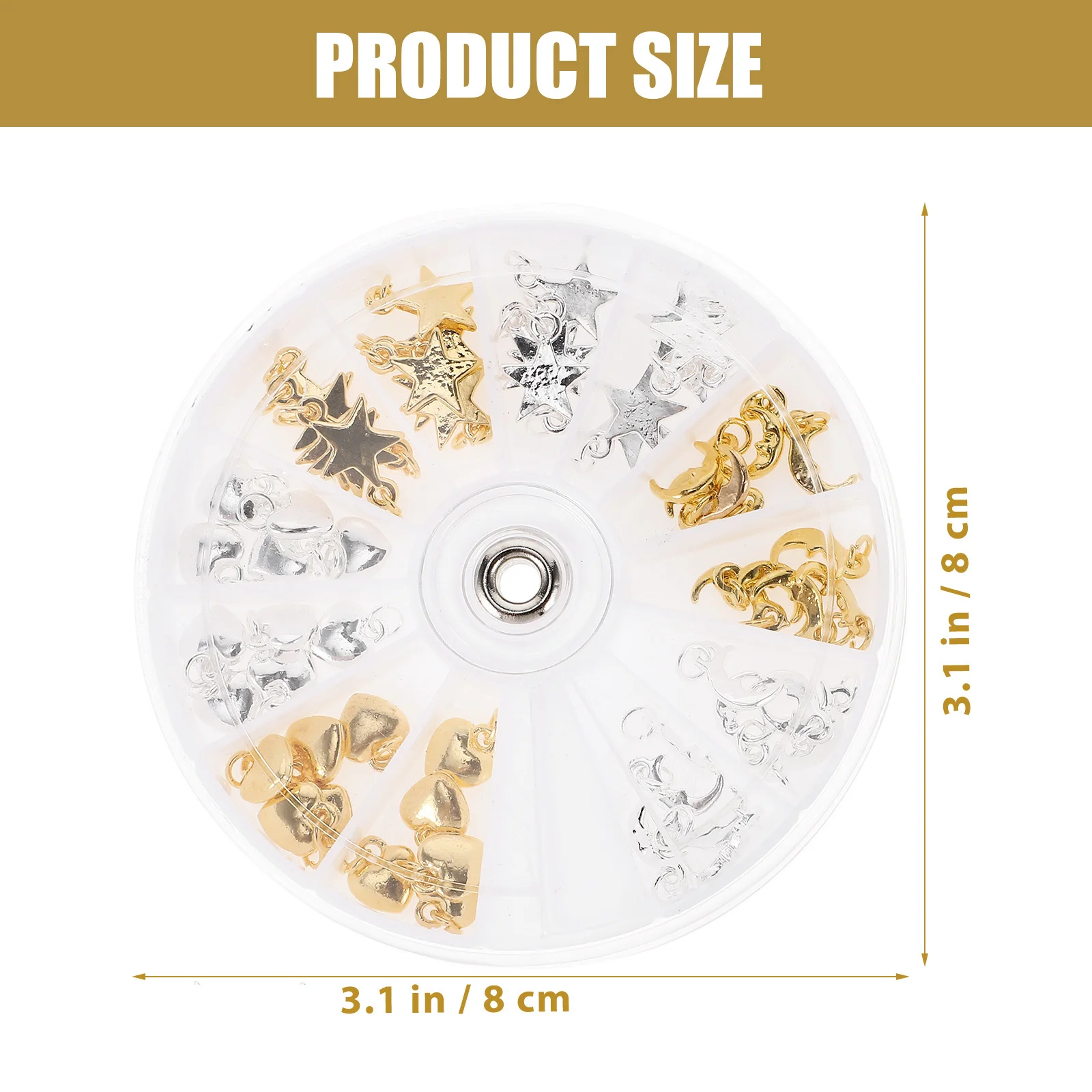 1 Juego de accesorios para herramientas de perforación de colgantes de uñas, abalorio DIY para manicura, decoración colgante para uñas, conjunto portátil, colgante para Piercing de manicura