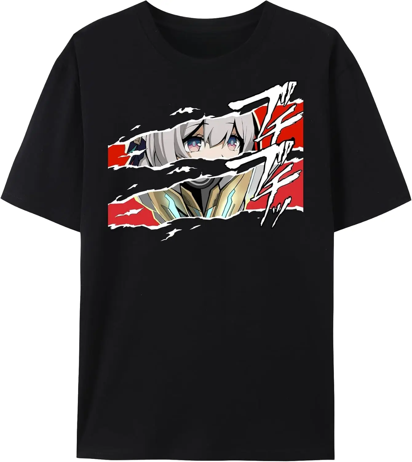 

Honkai Star Rail T-Shirt, Characters' Eyes Design Short Sleeve Cotton T-Shirt