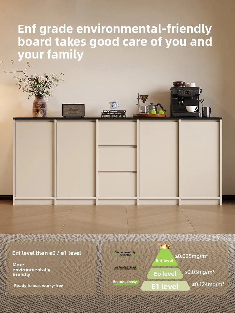 Hxl sideboard wall-mounted all-in-one storage tea cabinet living room storage low cabinet