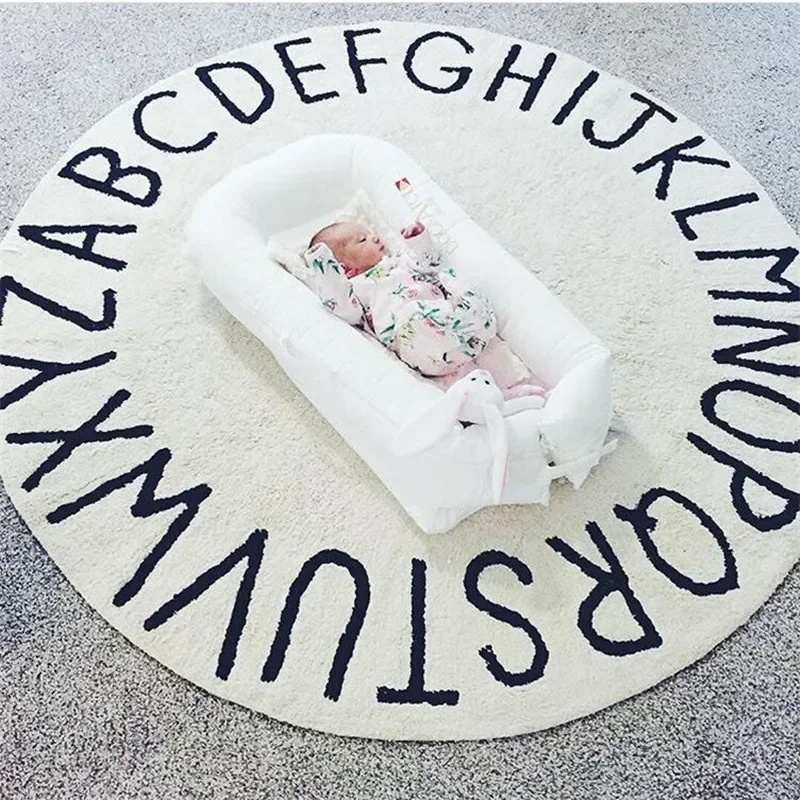 

New Letter Print Carpet Child Play Mat And Rug Baby Kids bedroom Game Crawl Gym Activity Mats carpets for living room Decor rug