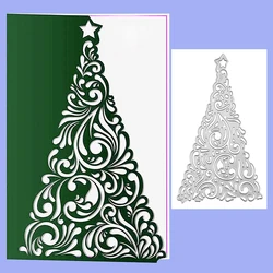 Christmas Tree Edge Metal Steel Frames Cutting Dies DIY Scrap Booking Photo Album Embossing Paper Cards Making