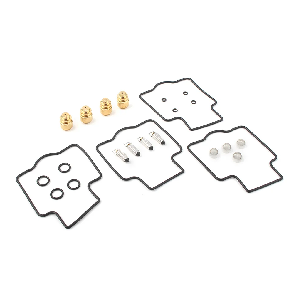 4Sets Motorbike Carburetor Repair Kits Rebuild Set For Kawasaki ZX7R ZX9R ZX10 ZX750 ZX900 ZX1000 Universal