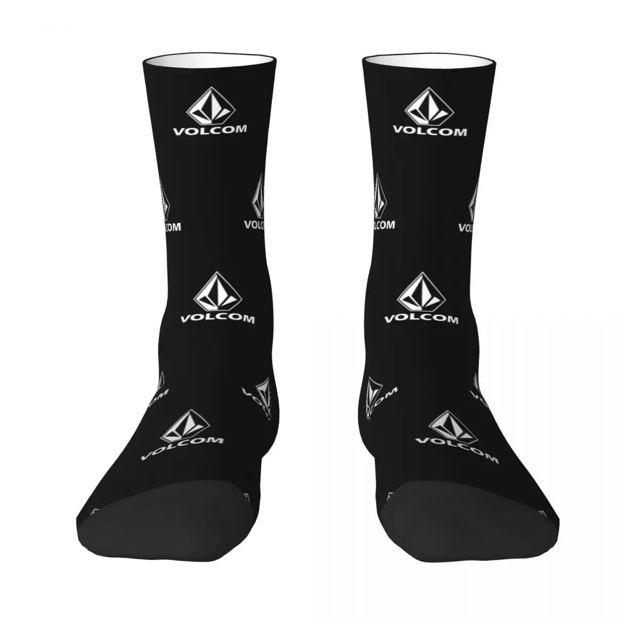 Volcom Socks Harajuku High Quality Stockings All Season Long Socks Accessories for Man's Woman's Gifts