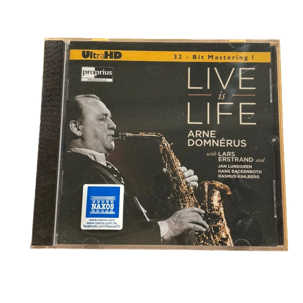 Brand New Sealed Limited Ultra HD Live Jazz Sax Stereo Disc High Resolution Audiophile Instrumental For HiFi Testing Collection