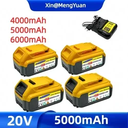 For Dewalt DCB200 Rechargeable Lithium Ion Battery 20V MAX Latest Genuine 20V 12Ah Dewalt DCB205 DCB201 DCB203 with Charger