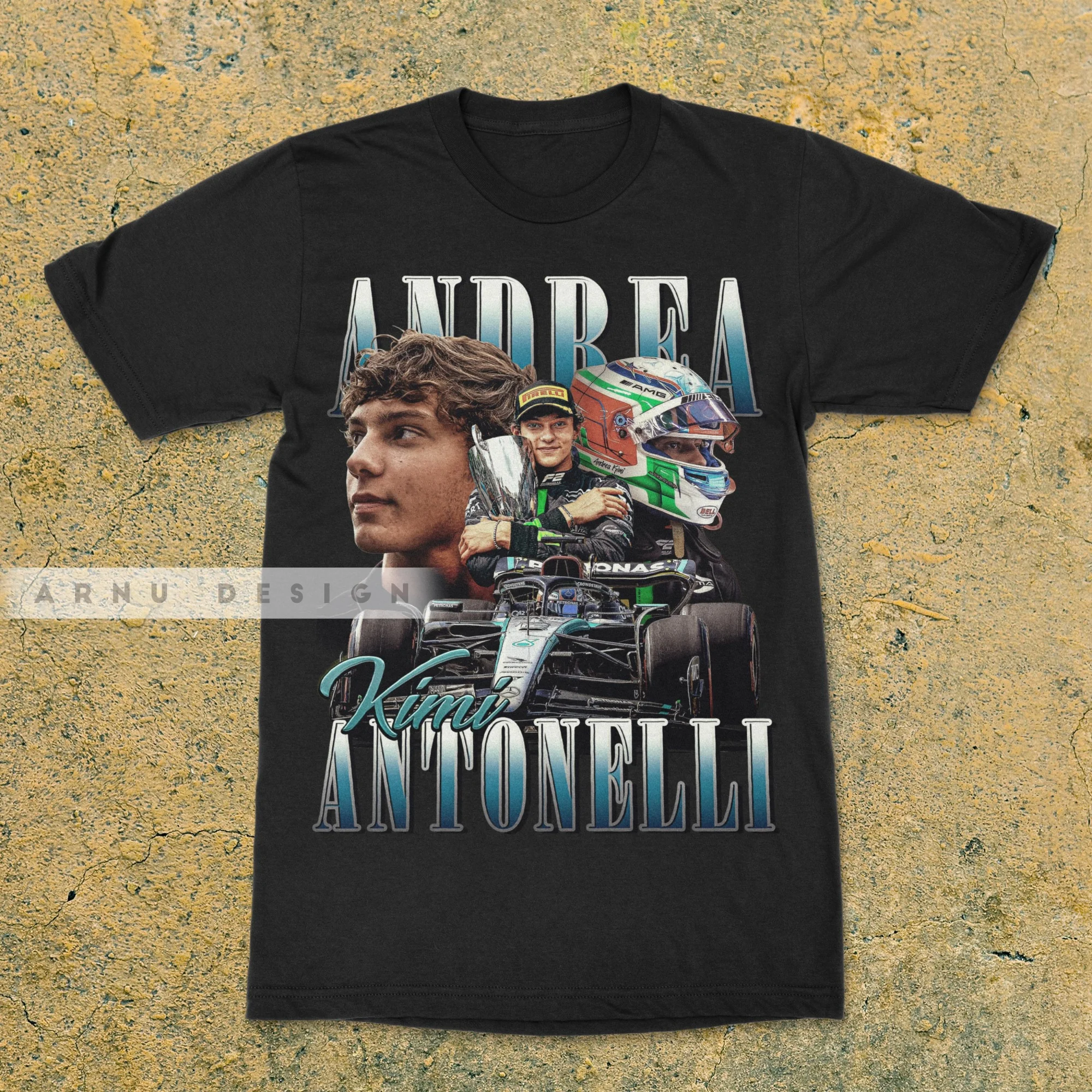 Kimi Antonelli champion graphic unisex 100%cotton T-shirt,2026 summer New High-Quality Men's women's oversize fashion shirt