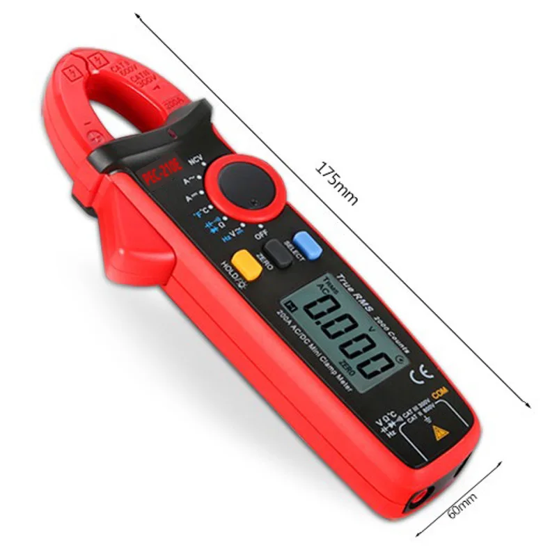 Professional True RMS Pliers Ammeter for AC DC Current