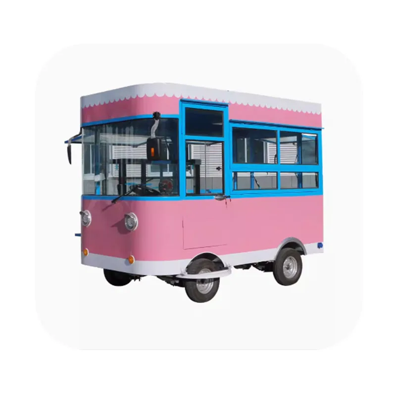 شاحنة طعام تجارية متنقلة جديدة لعام 2025، متجر جانبي للشارع، شاي الحليب، الآيس كريم، عربة القهوة، عربة الوجبات الخفيفة