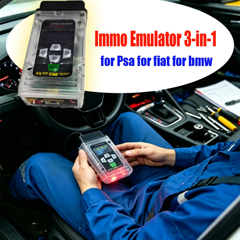 for PSA Immo Reader Tools Emergency Start Capability Key Lost BSI Pin Read And Emergency Start Compatible With Multiple BSI